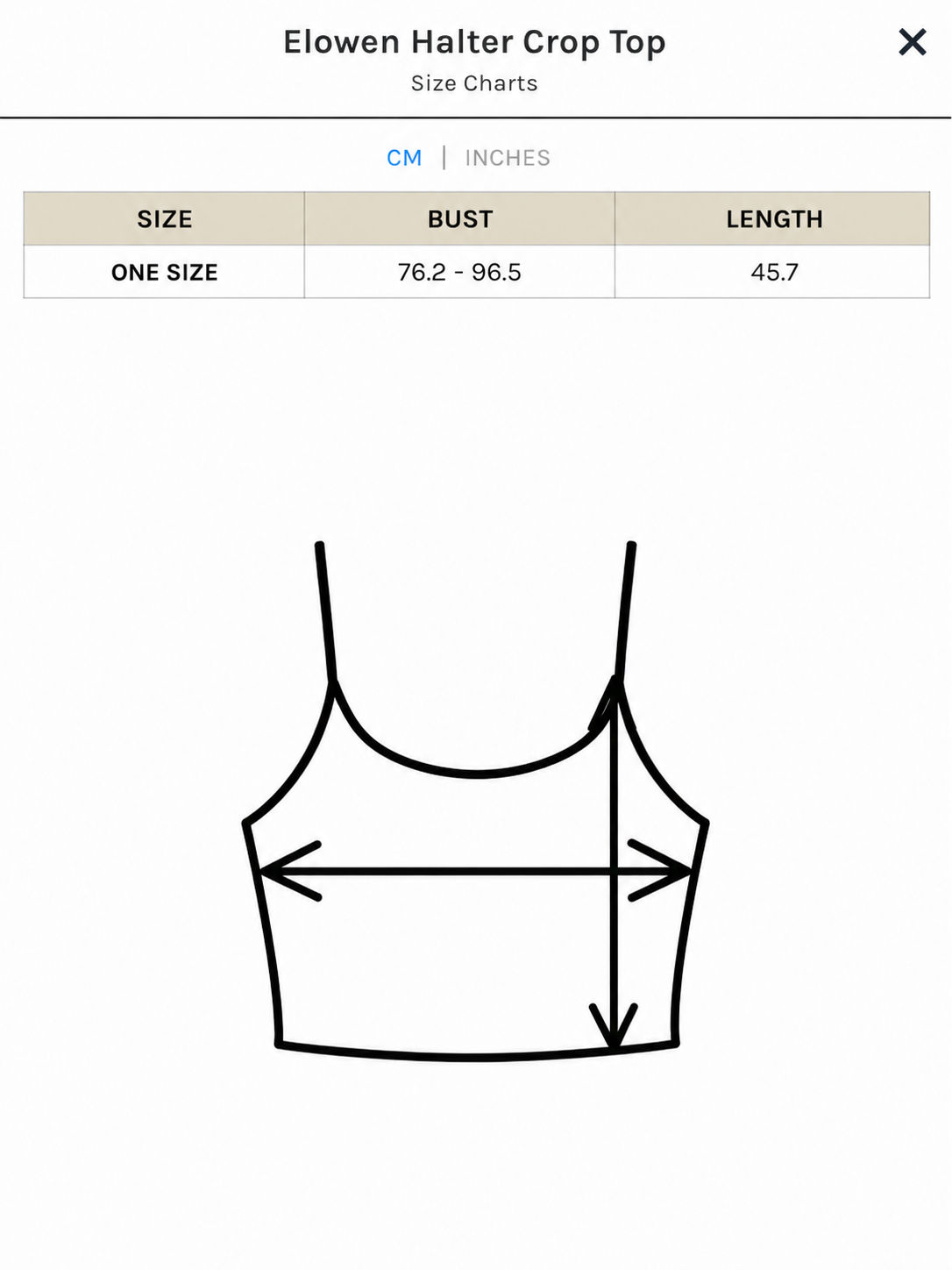 Elowen Halter Crop Top